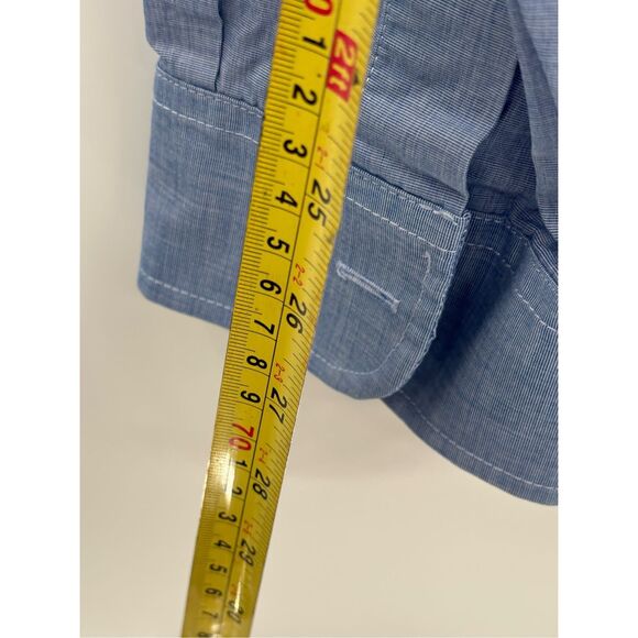 Abercrombie & Fitch Button Down Shirt Muscle Men XXL Blue Long Sleeve - Picture 6 of 10